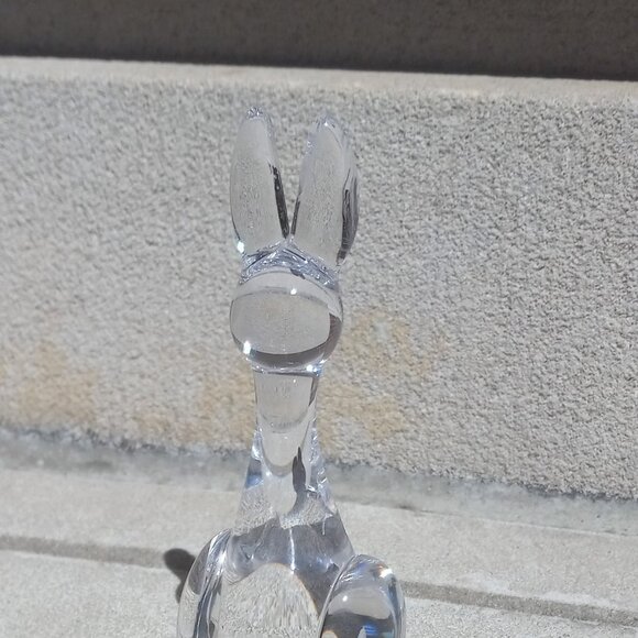 1950s Kosta Boda Crystal Figurine MCM Kangaroo Vicke Lindstrand - Picture 4 of 10